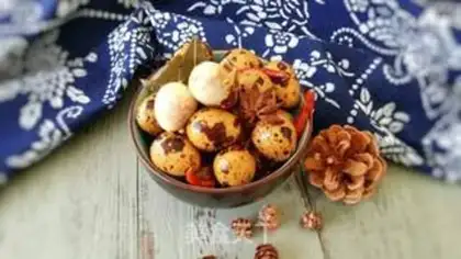 Make Five quail eggs step 7