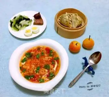 Make A silver ear soup for tomato eggs step 15