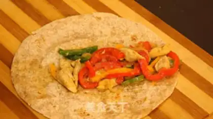 Make Mexican chicken rolls step 12