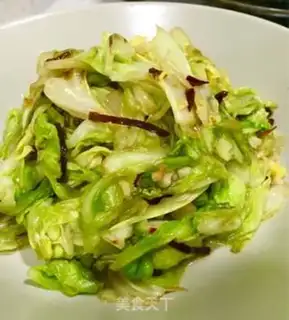 Make Scrambled hand tore the cabbage step 3