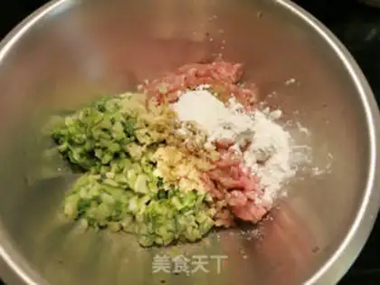 Make Pork and cabbage buns step 4