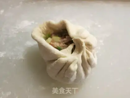 Make Pork and cabbage buns step 8