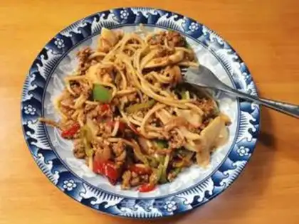Make Black pepper ketchup pasta step 3