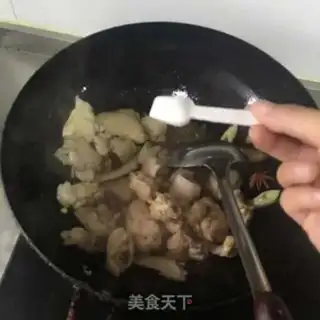 Make Chicken stew mushrooms step 4