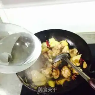Make Chicken stew mushrooms step 6