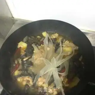 Make Chicken stew mushrooms step 7