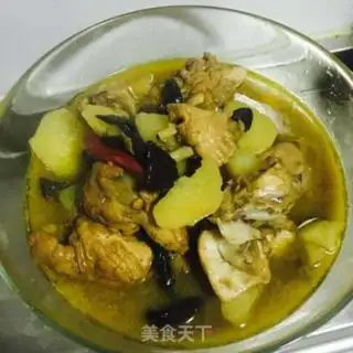Make Chicken stew mushrooms step 8