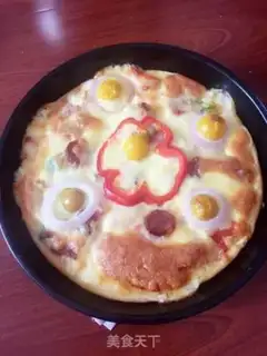 Make Ham pizza step 4