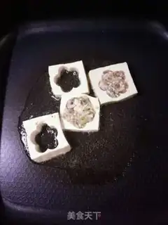 Make Flower tofu step 3