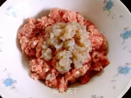 Make Sioux meat mooncake step 1