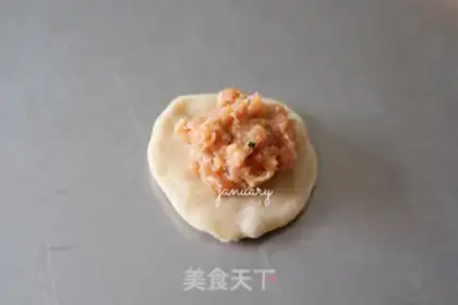 Make Squeeze meat mooncake step 12