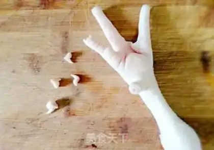 Make Porridge claws step 2