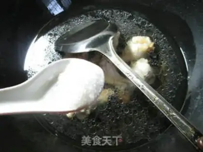 Make Tofu boiled chicken wings step 6