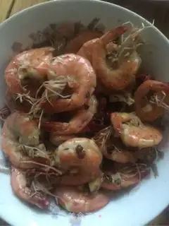 Make Spicy shrimp step 4