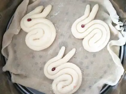 Make Little bunny buns step 8