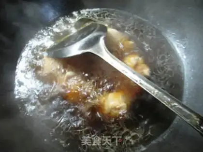 Make Tofu boiled chicken wings step 8