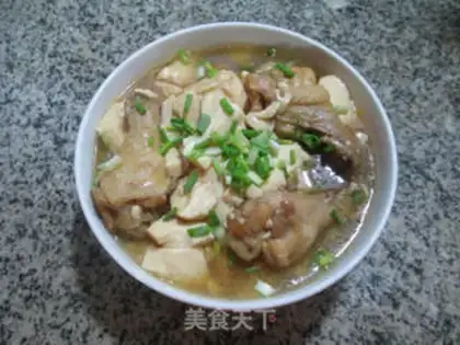 Make Tofu boiled chicken wings step 10