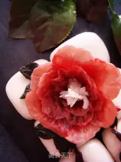 Make The sweet flower is a full moon step 21