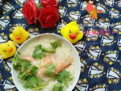 Make Shrimp congee step 15