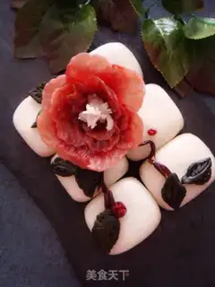 Make The sweet flower is a full moon step 24