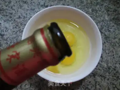 Make Shrimp radish and fried eggs step 1