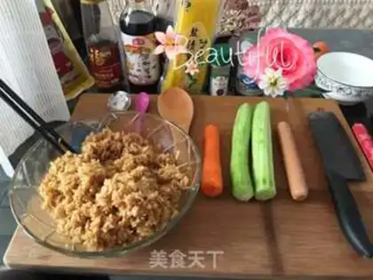 Make The veggies step 1