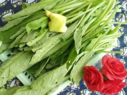 Make Clear the radish step 1