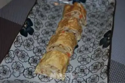 Make Nutrient egg rolls step 6