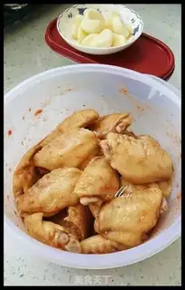 Make Garlic chicken wings step 3