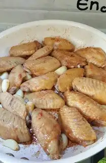 Make Garlic chicken wings step 5