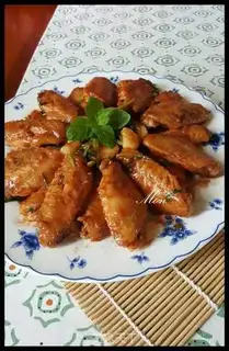 Make Garlic chicken wings step 8