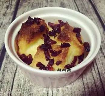 Make Cranberry toast pudding step 9