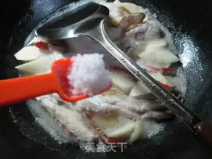 Make Boiling crabs white step 7