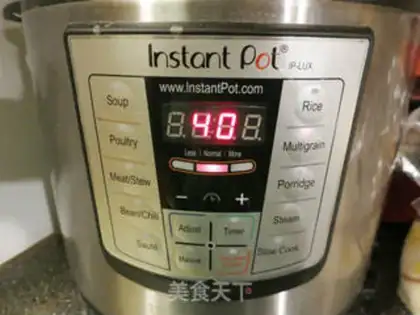 Make Black rice wheat porridge step 2