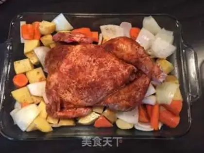 Make The spice roasted the whole chicken step 3