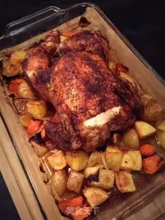 Make The spice roasted the whole chicken step 6