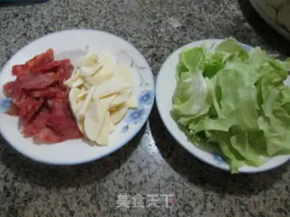 Make White sausage and cabbage step 0
