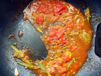 Make Tomato shrimp step 2