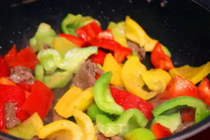 Make Pepper beef step 4