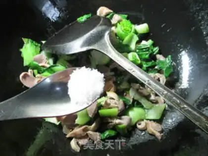 Make Chicken and green step 5