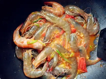 Make Tomato shrimp step 3