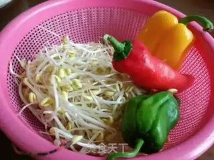 Make Pepper soybeans step 0