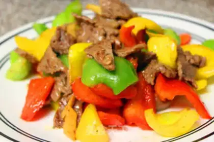 Make Pepper beef step 6