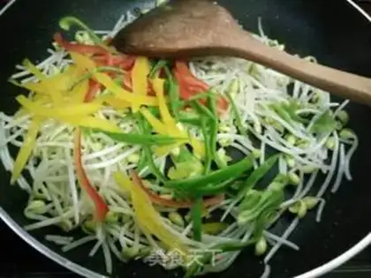 Make Pepper soybeans step 3