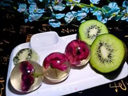 Make A rose-water waffle step 3