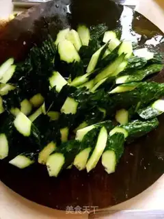 Make Duck kidney fried cucumber step 4