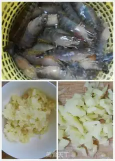 Make Garlic shrimp step 0