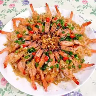 Make Shrimp for garlic fans step 9
