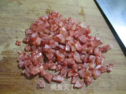 Make Sausage rice step 1