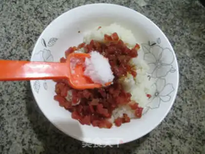 Make Sausage rice step 4